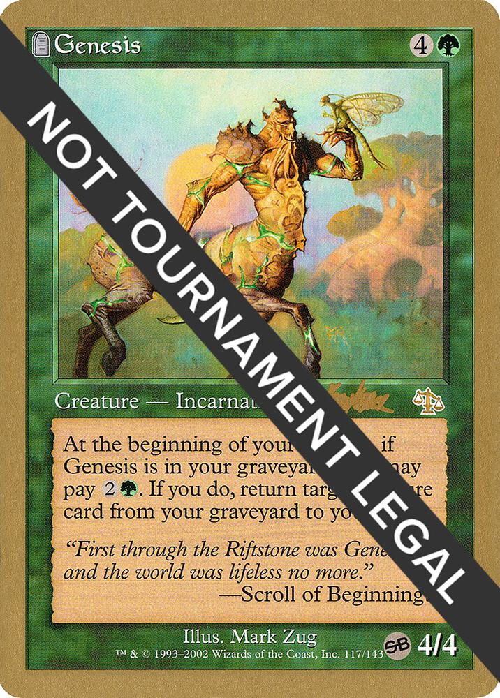 Genesis 2002 Brian Kibler JUD SB  (World Championship Decks)  | Good Games Adelaide SA