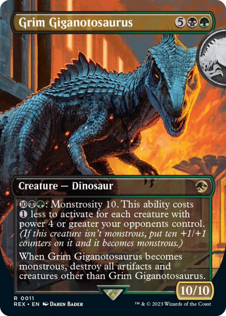 Grim Giganotosaurus (Borderless) [Jurassic World Collection] | Good Games Adelaide SA