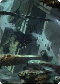 Swamp 3 Art Card [Zendikar Rising Art Series] | Good Games Adelaide SA