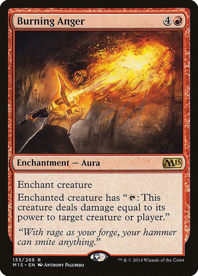 Burning Anger 133 (Magic 2015 (M15))  - Foil | Good Games Adelaide SA