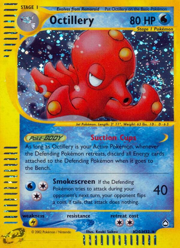 Octillery H20 H20/H32 (Aquapolis)  - Holofoil | Good Games Adelaide SA