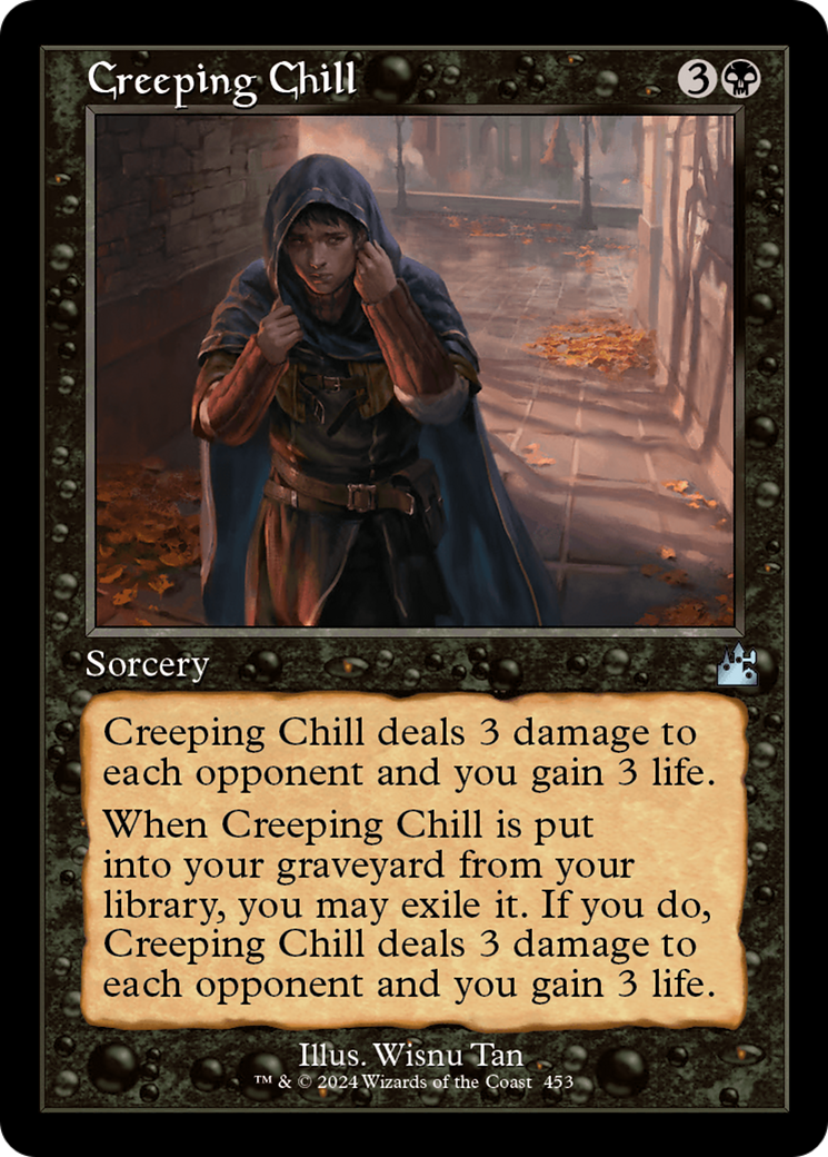 Creeping Chill (Retro Frame) [Ravnica Remastered] | Good Games Adelaide SA