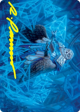Imbraham, Dean of Theory Art Card (Gold-Stamped Signature) [Strixhaven: School of Mages Art Series] | Good Games Adelaide SA