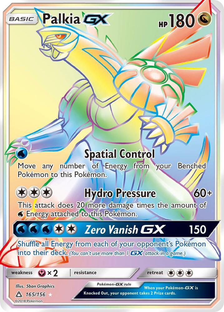 Palkia GX Secret Rare 165/156 (SM - Ultra Prism)  - Holofoil | Good Games Adelaide SA
