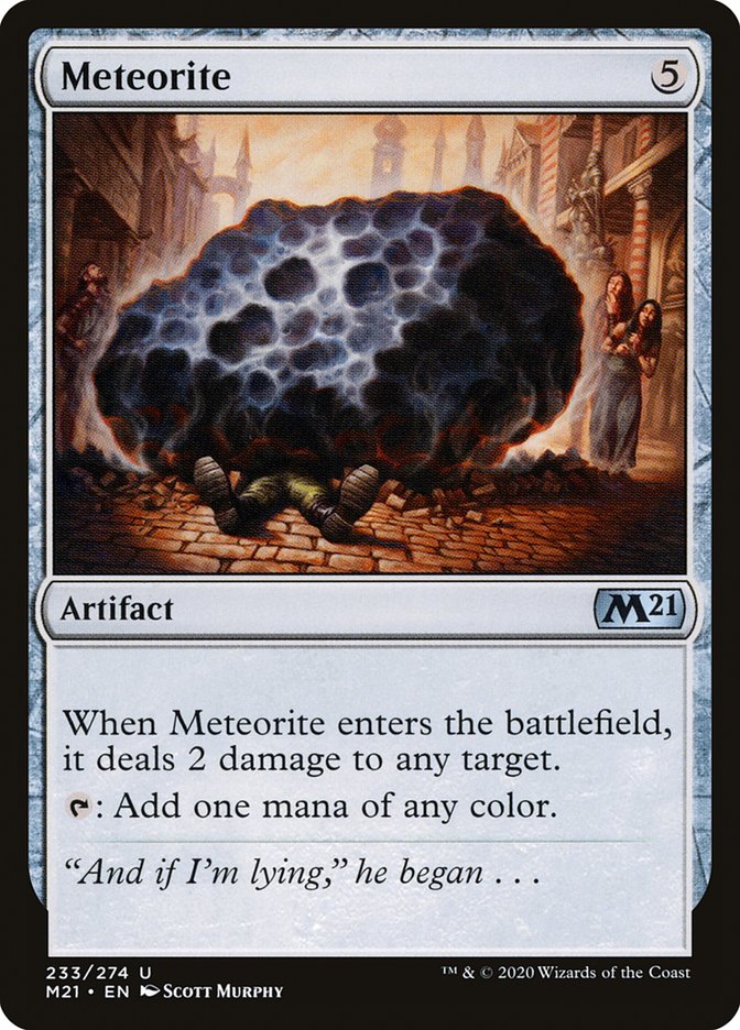 Meteorite [Core Set 2021] | Good Games Adelaide SA