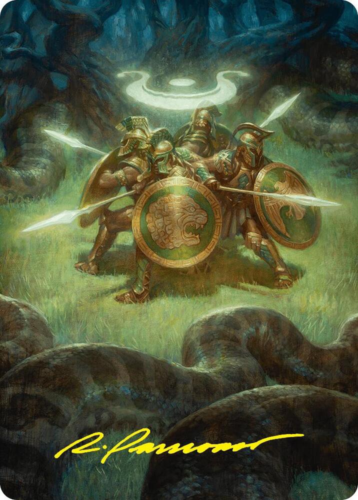 Anthem of Champions Art Card 47 54 Gold Stamped Signature 47 (Art Series: Foundations)  | Good Games Adelaide SA