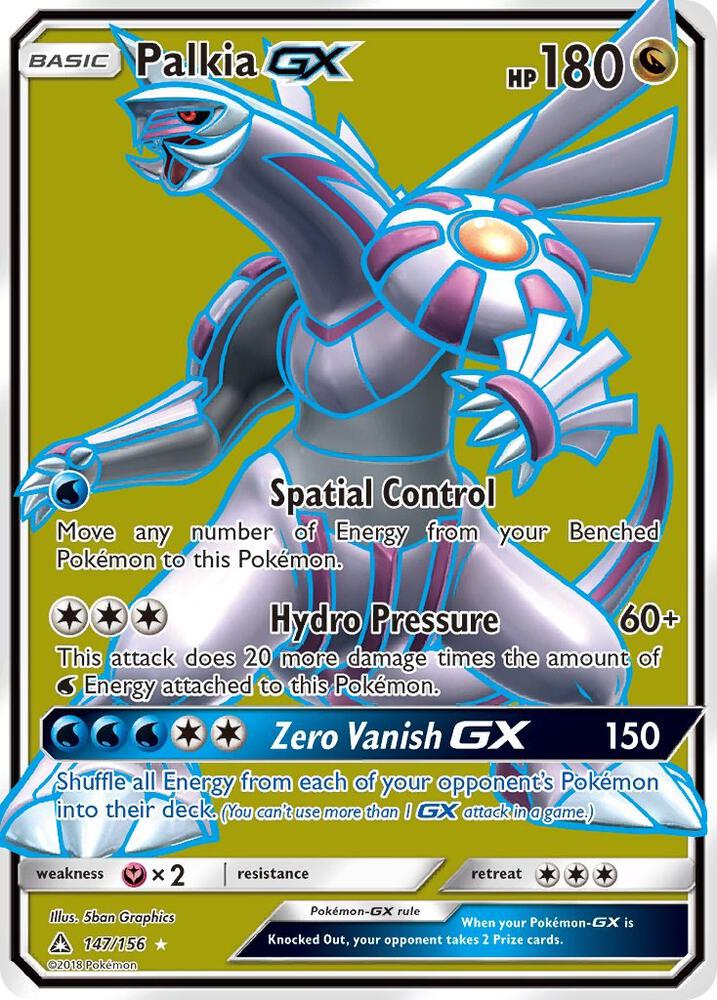 Palkia GX Full Art 147/156 (SM - Ultra Prism)  - Holofoil | Good Games Adelaide SA