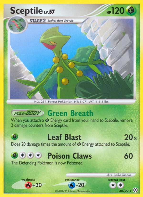 Sceptile (30/99) [Platinum: Arceus] | Good Games Adelaide SA