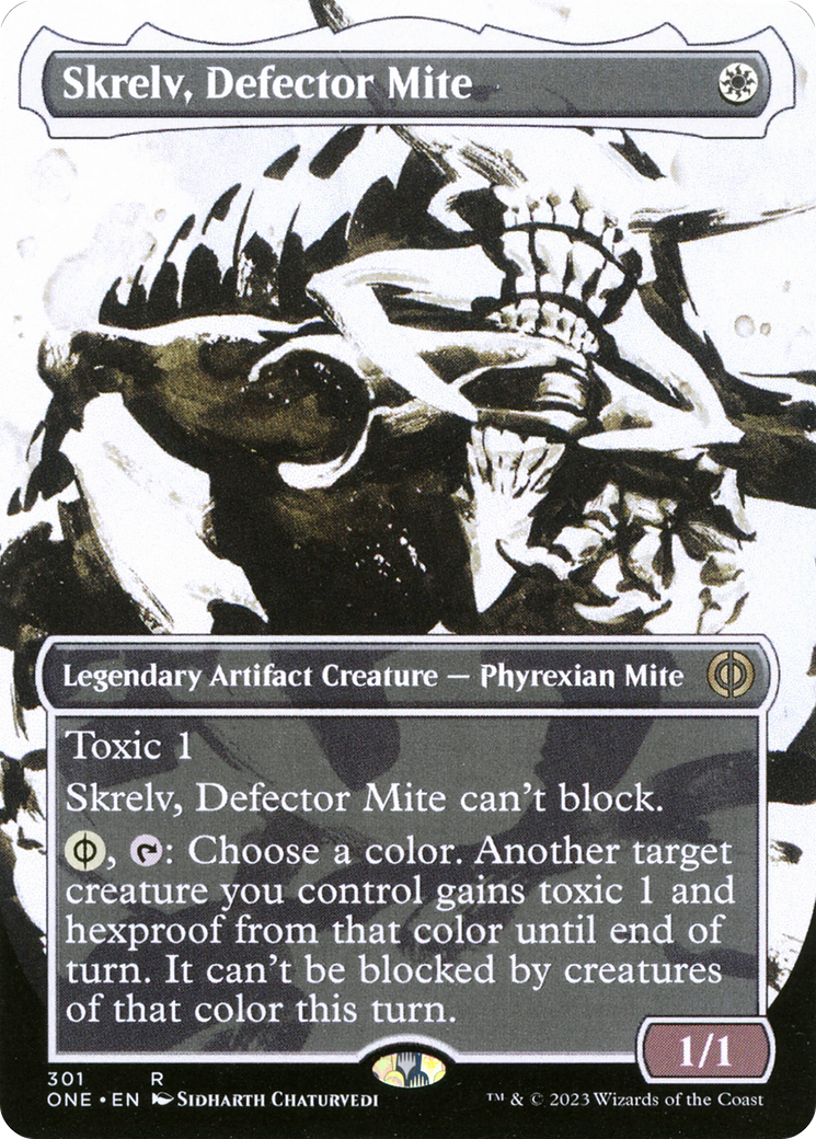 Skrelv, Defector Mite (Borderless Ichor) [Phyrexia: All Will Be One] | Good Games Adelaide SA