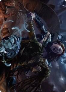 Olivias Midnight Ambush Art Card 39 (Art Series: Innistrad: Midnight Hunt)  | Good Games Adelaide SA