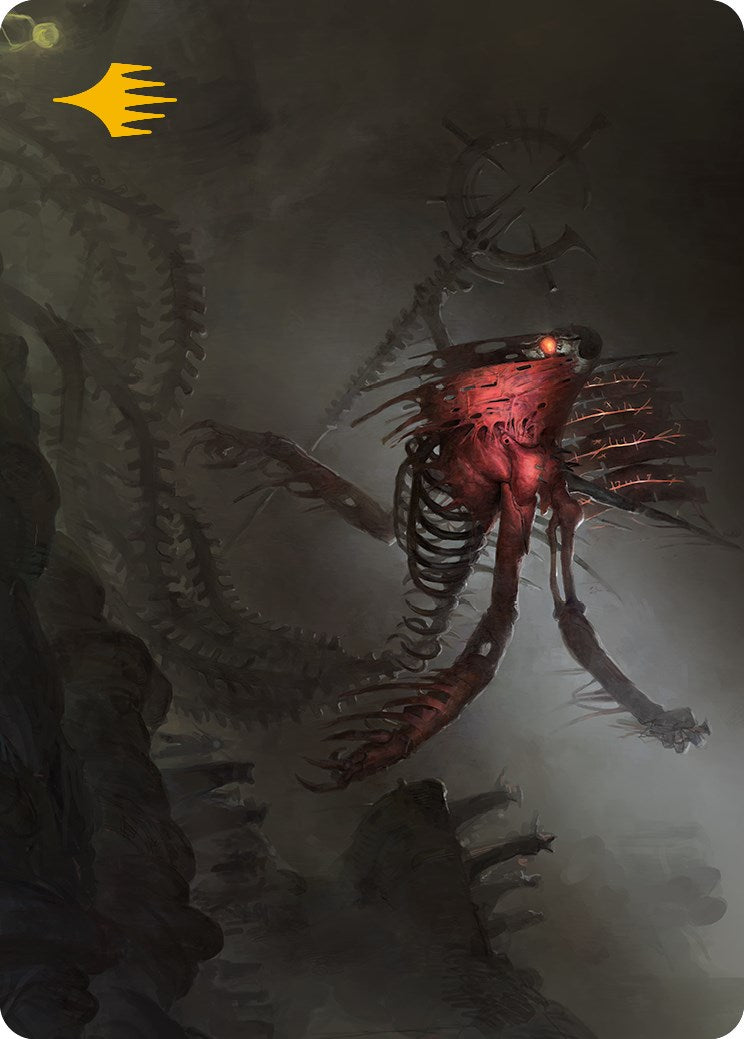 Drivnod, Carnage Dominus Art Card (Gold-Stamped Signature) [Phyrexia: All Will Be One Art Series] | Good Games Adelaide SA