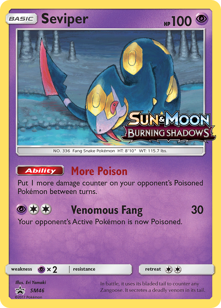 Seviper (SM46) [Sun & Moon: Black Star Promos] | Good Games Adelaide SA