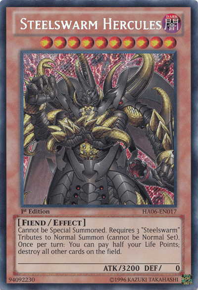 Steelswarm Hercules [HA06-EN017] Secret Rare | Good Games Adelaide SA
