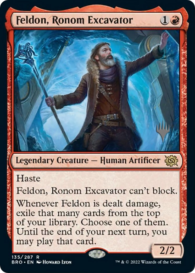 Feldon, Ronom Excavator (Promo Pack) [The Brothers' War Promos] | Good Games Adelaide SA