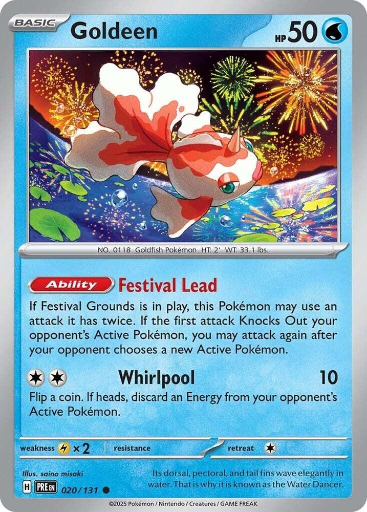 Goldeen 020/131 (SV: Prismatic Evolutions)  | Good Games Adelaide SA