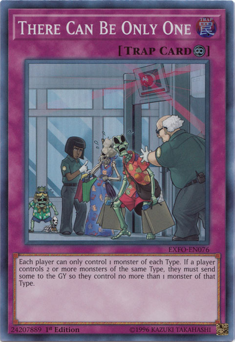 There Can Be Only One [EXFO-EN076] Super Rare | Good Games Adelaide SA