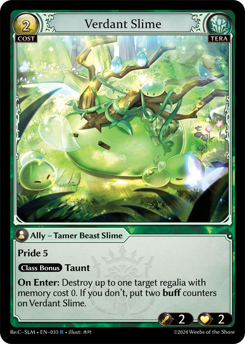 Verdant Slime (033) [Silvie Re:Collection, Slime Sovereign] | Good Games Adelaide SA