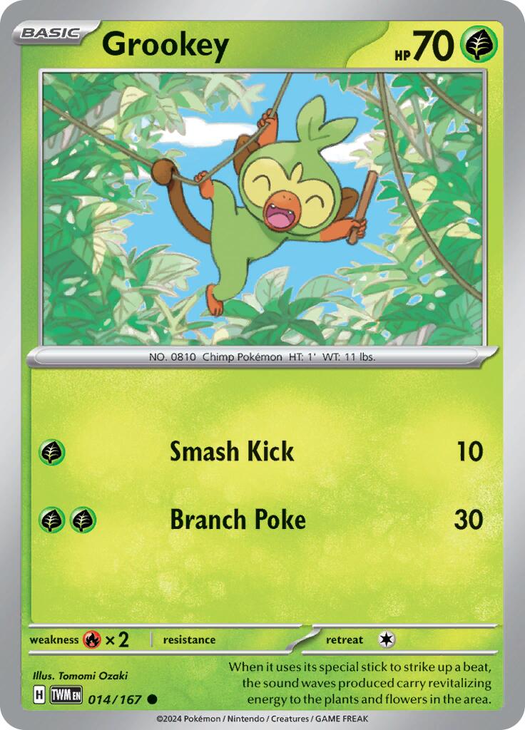 Grookey (014/167) [Scarlet & Violet: Twilight Masquerade] | Good Games Adelaide SA