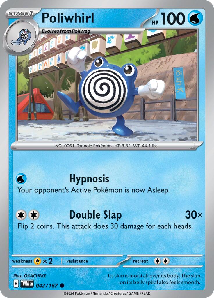 Poliwhirl (042/167) [Scarlet & Violet: Twilight Masquerade] | Good Games Adelaide SA
