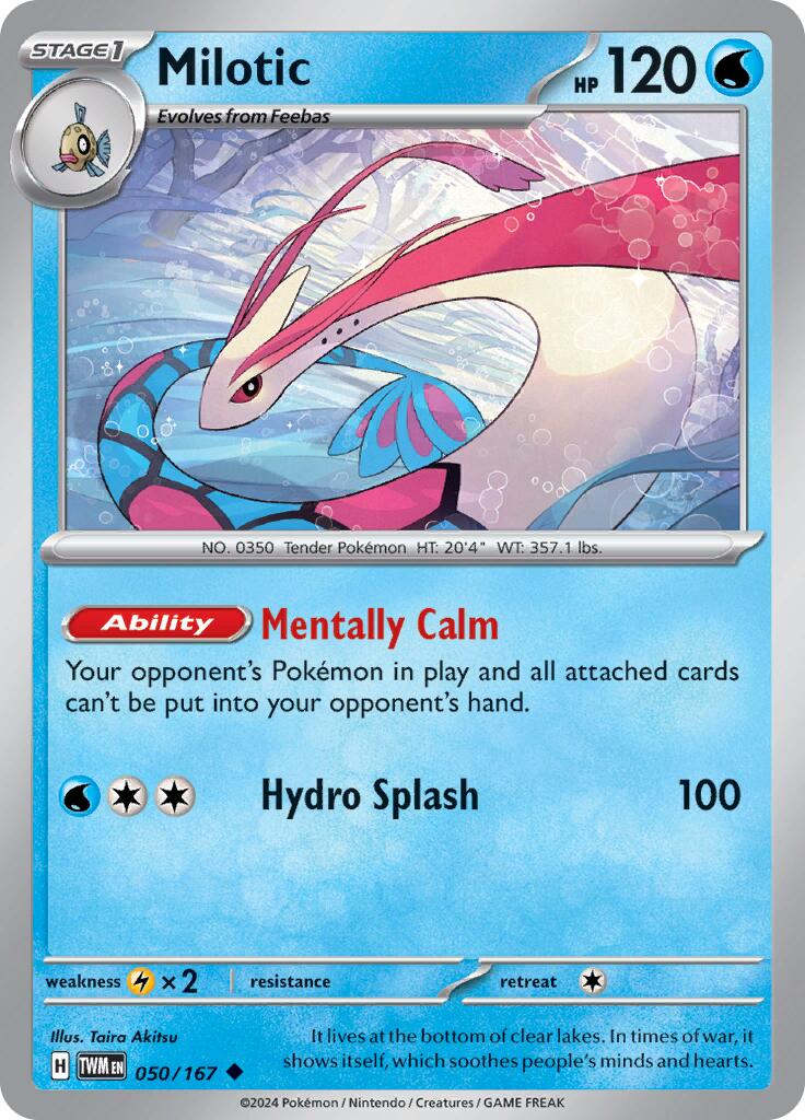 Milotic (050/167) [Scarlet & Violet: Twilight Masquerade] | Good Games Adelaide SA