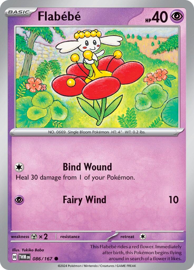 Flabebe (086/167) [Scarlet & Violet: Twilight Masquerade] | Good Games Adelaide SA