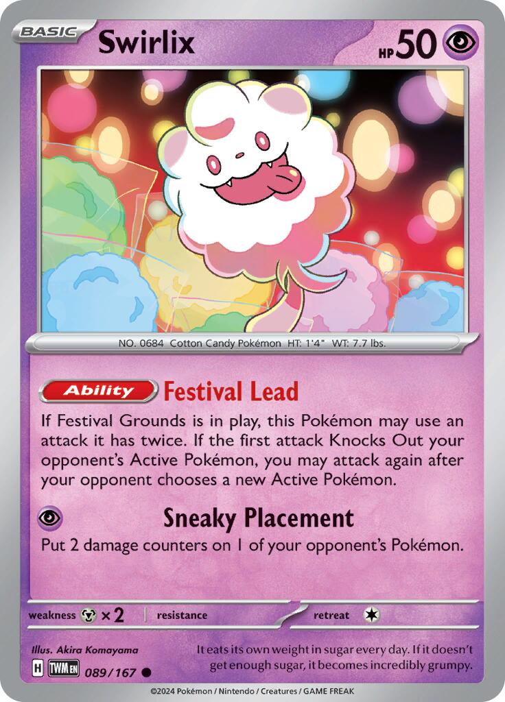 Swirlix (089/167) [Scarlet & Violet: Twilight Masquerade] | Good Games Adelaide SA