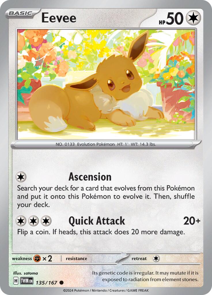 Eevee (135/167) [Scarlet & Violet: Twilight Masquerade] | Good Games Adelaide SA