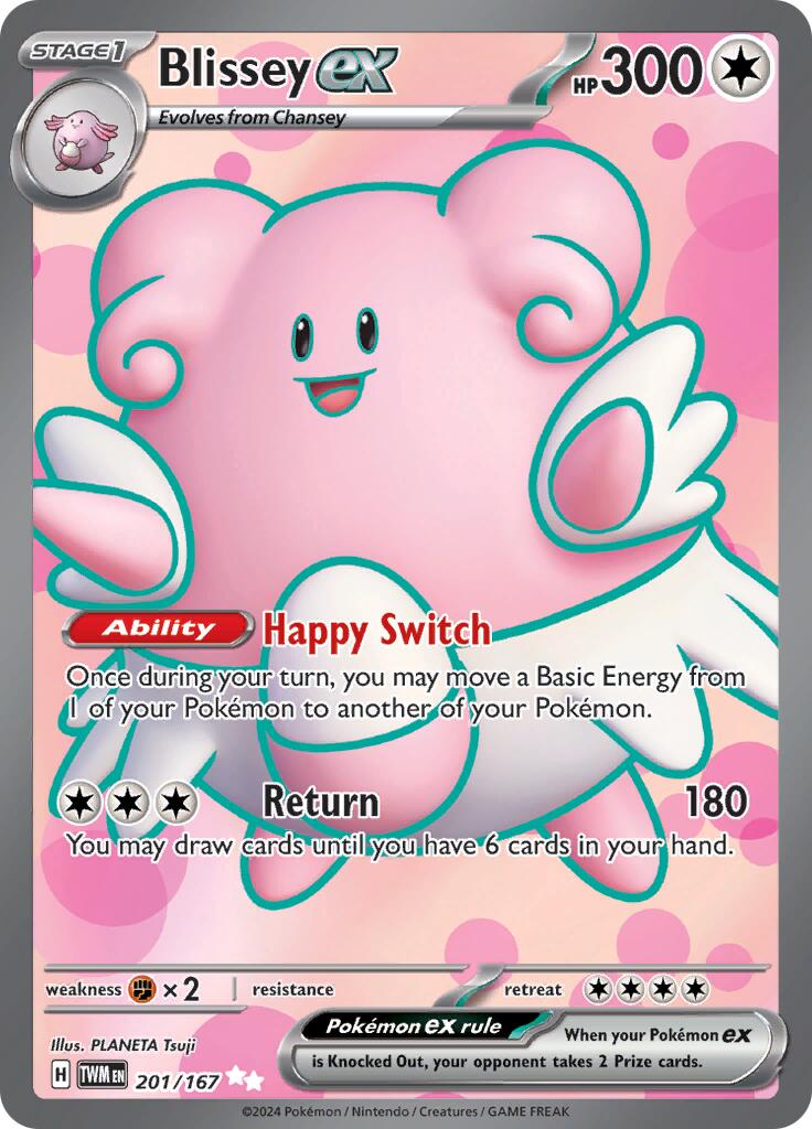 Blissey ex (201/167) [Scarlet & Violet: Twilight Masquerade] | Good Games Adelaide SA