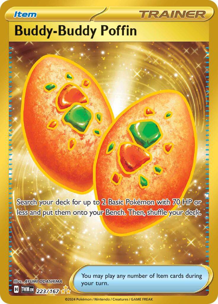 Buddy-Buddy Poffin (223/167) [Scarlet & Violet: Twilight Masquerade] | Good Games Adelaide SA