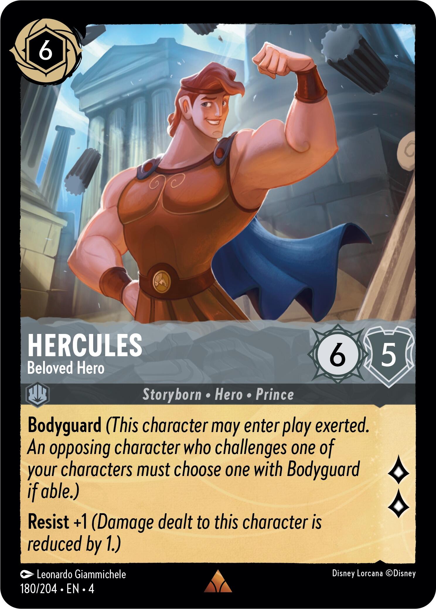 Hercules - Beloved Hero (180/204) [Ursula's Return] | Good Games Adelaide SA