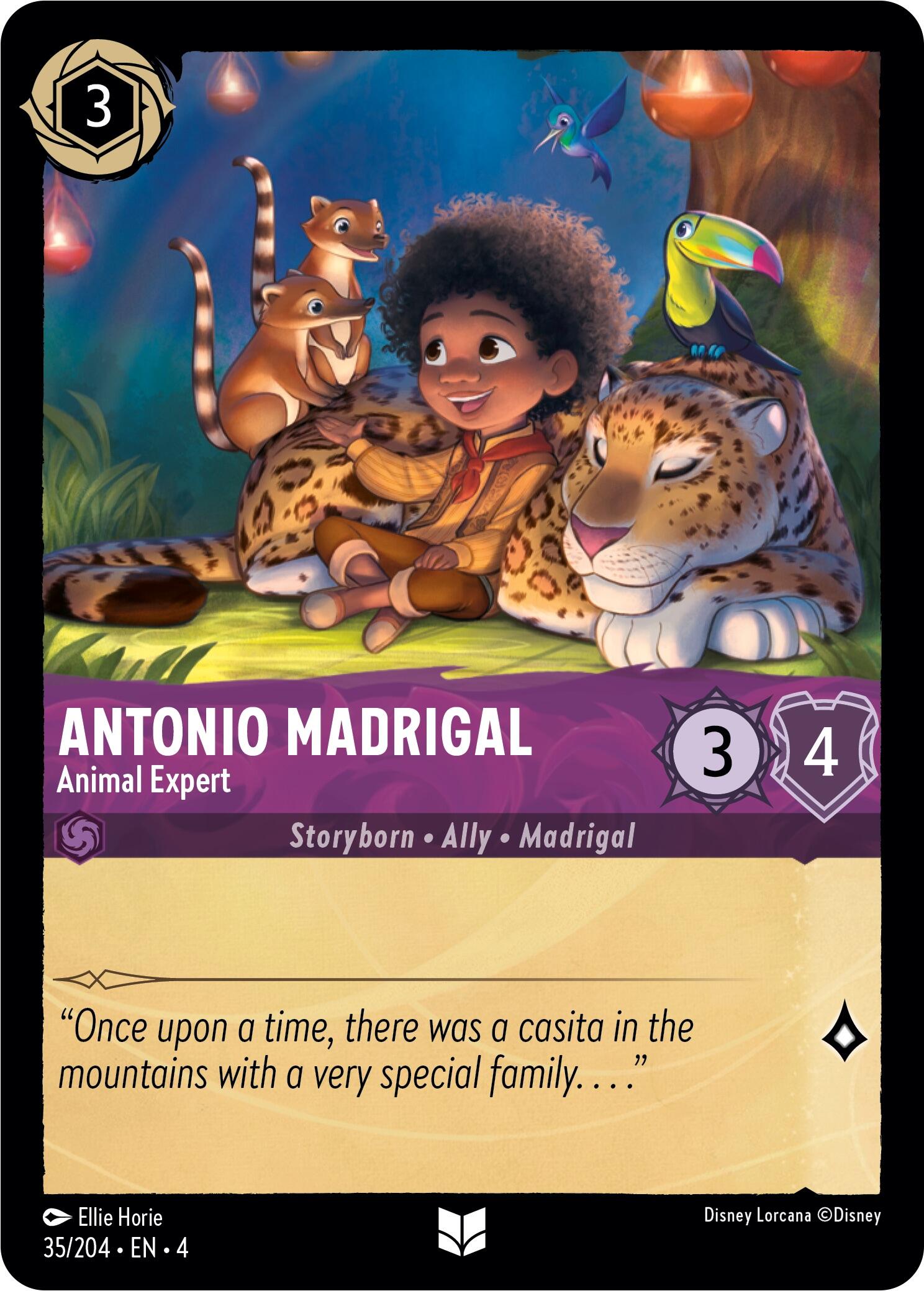 Antonio Madrigal - Animal Expert (35/204) [Ursula's Return] | Good Games Adelaide SA