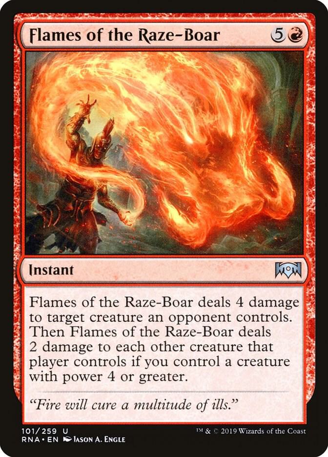 Flames of the Raze-Boar 101 (Ravnica Allegiance)  | Good Games Adelaide SA