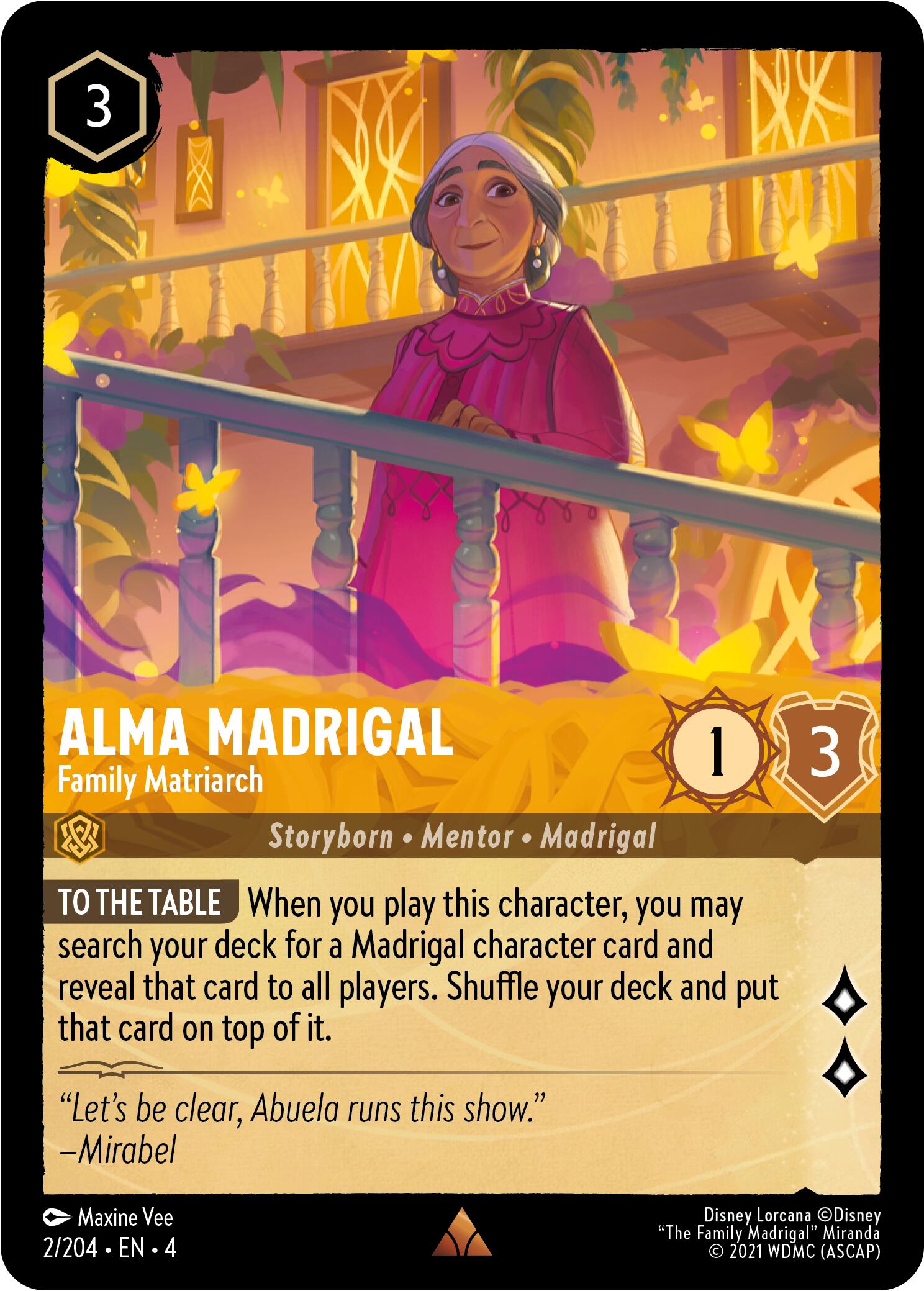 Alma Madrigal - Family Matriarch (2/204) [Ursula's Return] | Good Games Adelaide SA