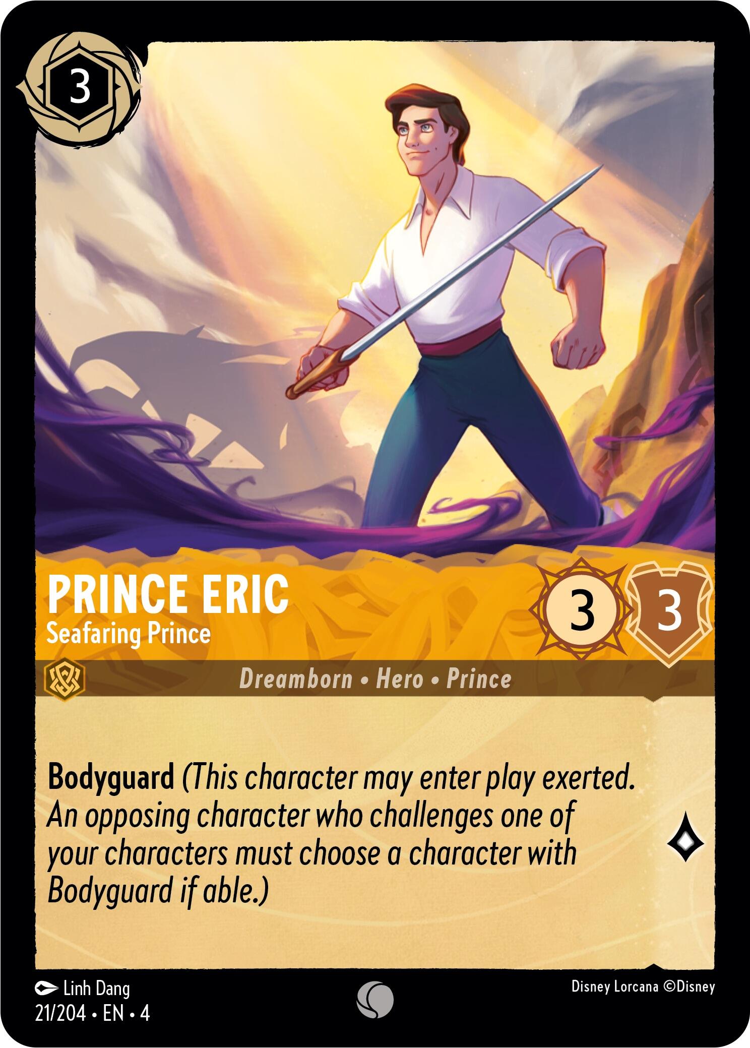 Prince Eric - Seafaring Prince (21/204) [Ursula's Return] | Good Games Adelaide SA