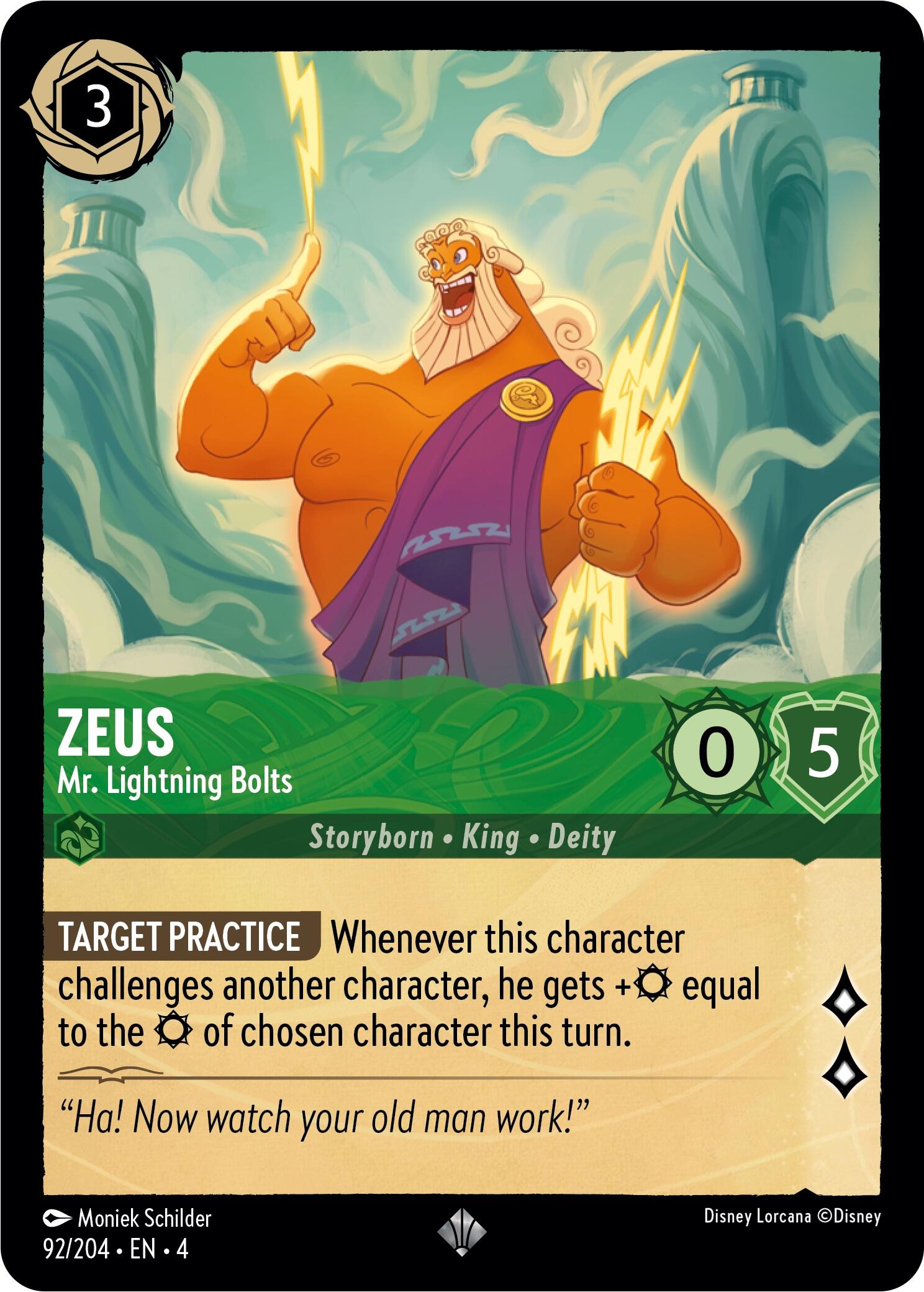 Zeus - Mr. Lightning Bolts (92/204) [Ursula's Return] | Good Games Adelaide SA