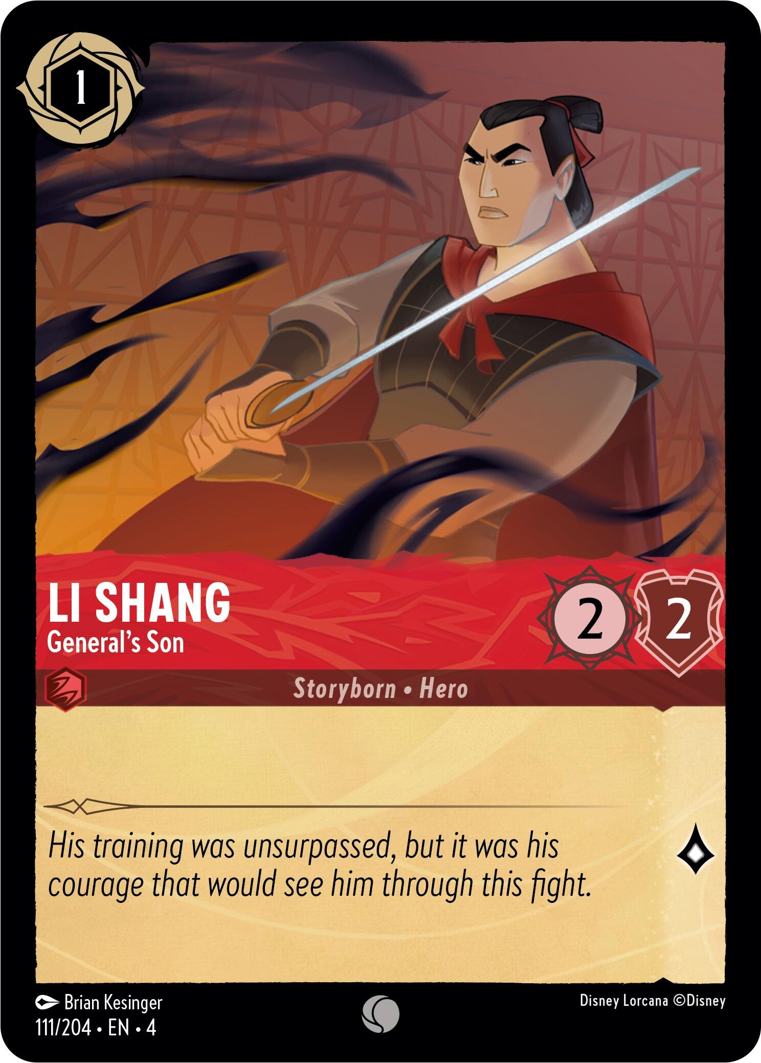 Li Shang - General's Son (111/204) [Ursula's Return] | Good Games Adelaide SA