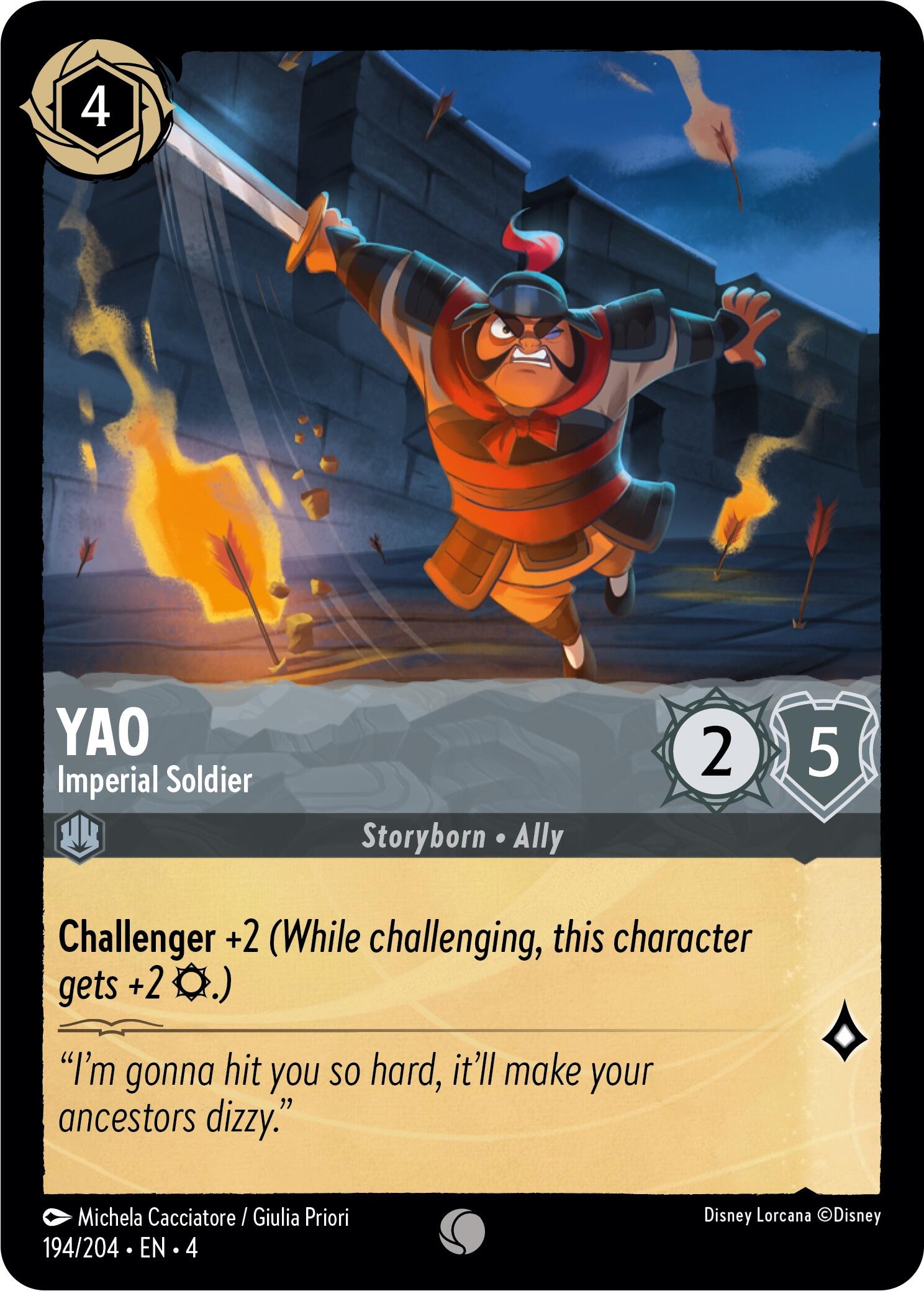 Yao - Imperial Soldier (194/204) [Ursula's Return] | Good Games Adelaide SA