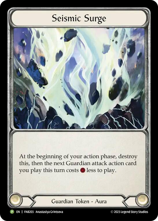 Seismic Surge (Cold Foil) [FAB203] (Promo)  Cold Foil | Good Games Adelaide SA
