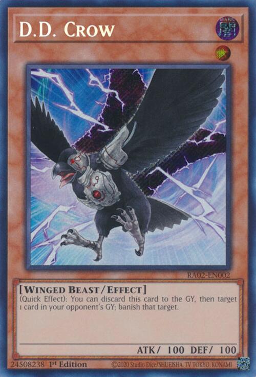 D.D. Crow (Secret Rare) [RA02-EN002] Secret Rare | Good Games Adelaide SA