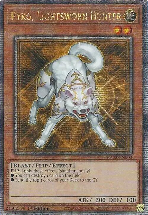 Ryko, Lightsworn Hunter (Quarter Century Secret Rare) [RA02-EN003] Quarter Century Secret Rare | Good Games Adelaide SA