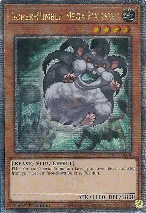 Super-Nimble Mega Hamster (Quarter Century Secret Rare) [RA02-EN004] Quarter Century Secret Rare | Good Games Adelaide SA