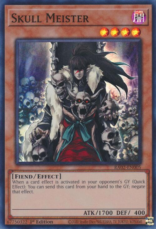 Skull Meister [RA02-EN005] Super Rare | Good Games Adelaide SA