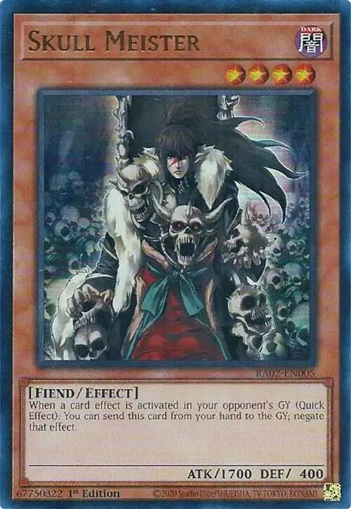 Skull Meister (UR) [RA02-EN005] Ultra Rare | Good Games Adelaide SA
