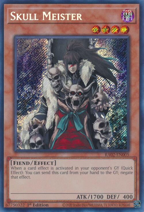 Skull Meister (Secret Rare) [RA02-EN005] Secret Rare | Good Games Adelaide SA