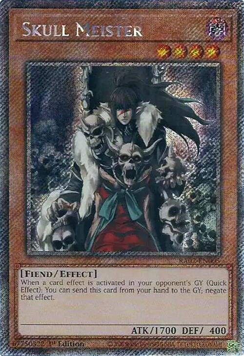 Skull Meister (Platinum Secret Rare) [RA02-EN005] Platinum Secret Rare | Good Games Adelaide SA