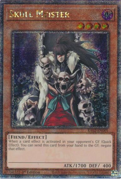 Skull Meister (Quarter Century Secret Rare) [RA02-EN005] Quarter Century Secret Rare | Good Games Adelaide SA