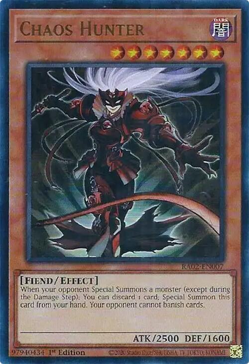 Chaos Hunter (UR) [RA02-EN007] Ultra Rare | Good Games Adelaide SA