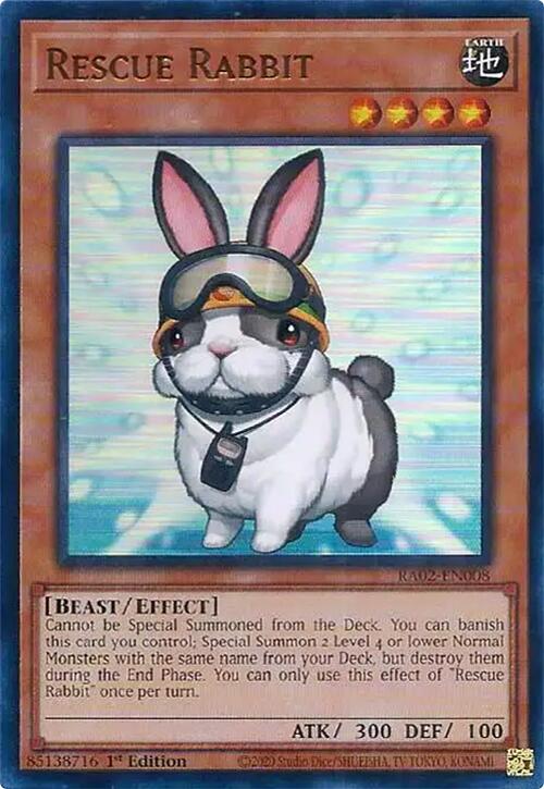 Rescue Rabbit (UR) [RA02-EN008] Ultra Rare | Good Games Adelaide SA