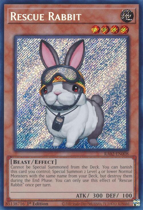 Rescue Rabbit (Secret Rare) [RA02-EN008] Secret Rare | Good Games Adelaide SA