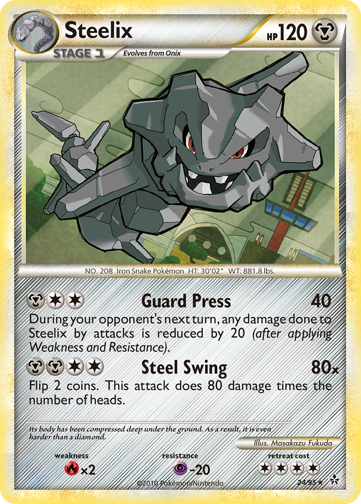 Steelix (24/95) [HeartGold & SoulSilver: Unleashed] | Good Games Adelaide SA